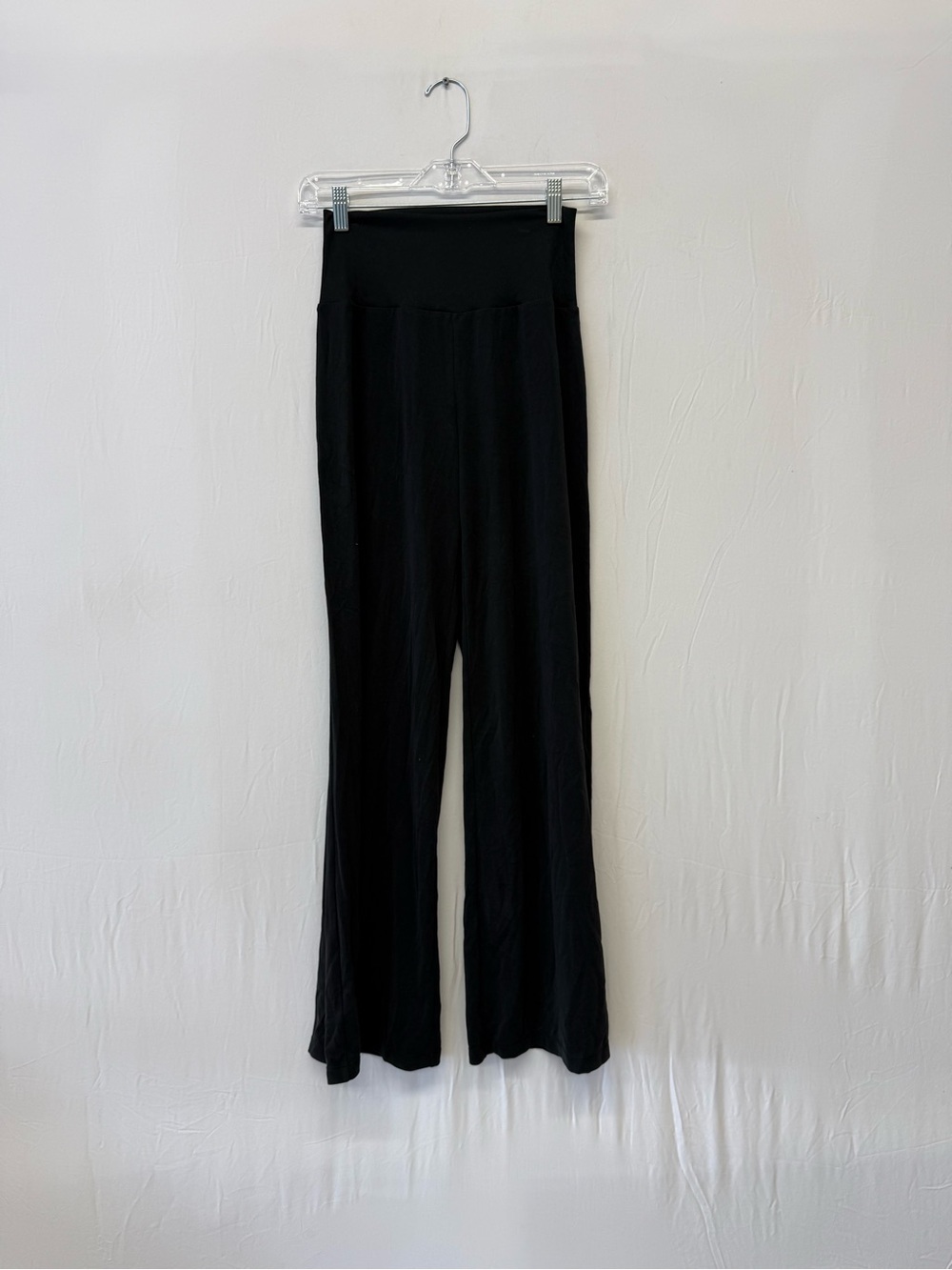 SPIRITUAL GANGSTER Women's Zen Rib Journey Wide Leg Pant Size S in Black - Picture 4 of 8